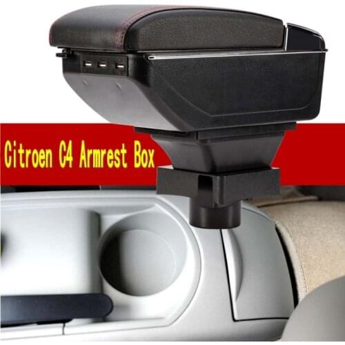 For C4 armrest box central Store content box armrest box products interior decoration Storage Center Console