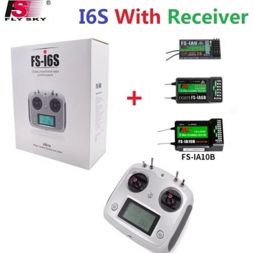 FS-I6S Remote Controller FS i6s 2.4G 6ch Radio Transmitter + iA6b Receiver for RC Quadcopter Multirotor Drone