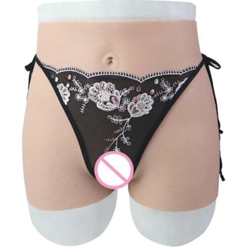 Crossdresser Silicone Underwear Pants With Artificial Penetrable Flase Vagina Transgender Realistic Shemale Lingerie Drag Queen