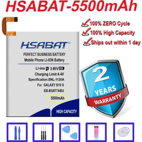 Top Brand 100% New 5200mAh EB-BG977ABU Battery for Samsung GALAXY S10 5G Version S10 X Version in stock