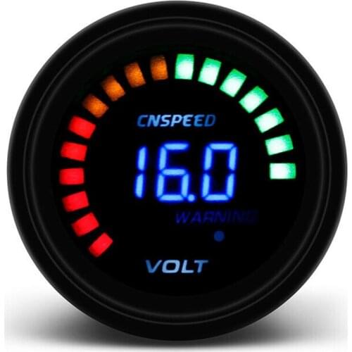 Waterproof Voltmeter Voltage meter Replacement Van 6~24V Accessory Black