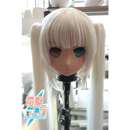X-KM144)Quality Handmade Female/Girl Resin Japanese Cartoon Character Animego Cosplay Kigurumi Mask Crossdresser
