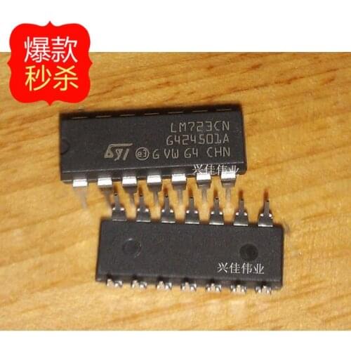 10PCS New original authentic LM723 LM723CN ST PMIC- Regulators - Linear DIP14