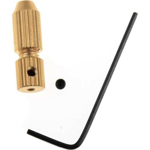 2 2.3 3.17mm Micro Drill Bit Clamp Fixture Brass Electric Motor Shaft Chuck For 0.7mm-3.2mm mini Drill multi tool VE523 P30