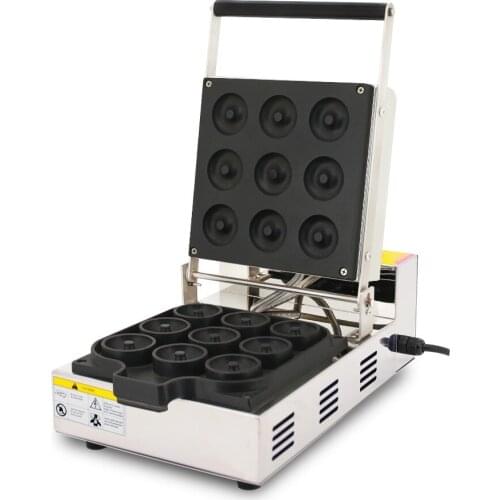 2019 New design best prices small mini biscuits machine maker donut machine for snack food with 9 holes