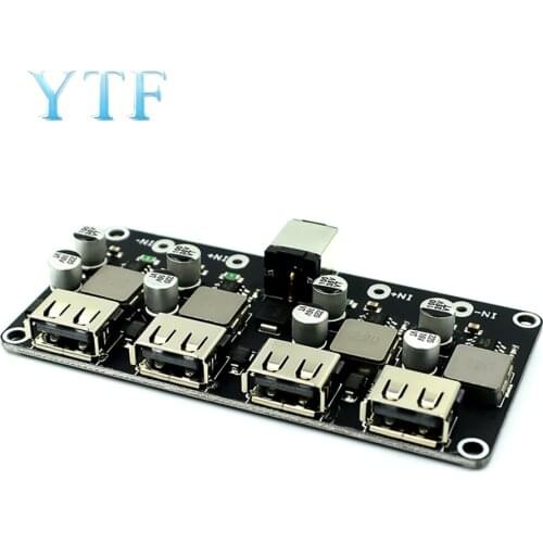 4 channel module 12V24V fast charge fast charge transfer QC3.0 single USB phone charging plate