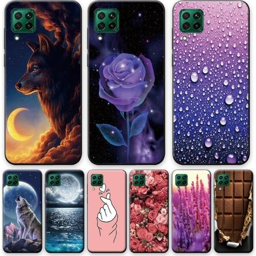 For Huawei P40 Lite Case For Huawei P40 Lite Silicone Soft Back Cover For Huawei P 40 Lite Matte Phone Case For Huawei P40Lite