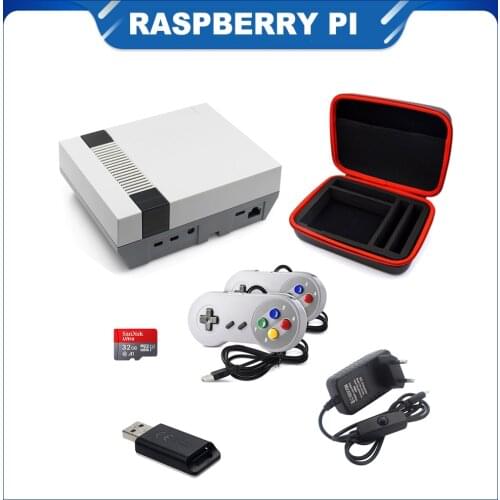 ITINIT R16 NESPi 4 CASE Raspberry Pi 4 Case with USB-C Power Supply HDMI Splitter Switch Only for Raspberry Pi 4B Kits