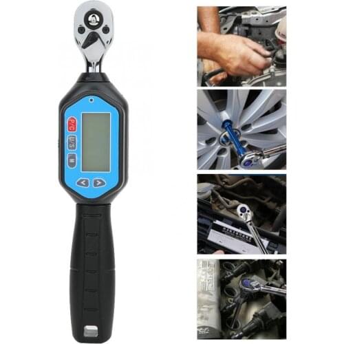 Digital Torque Wrench 1/4in Mini High Precision Adjustable Digital Torque Wrench Ratchet Wrench Manual Repairing Tools