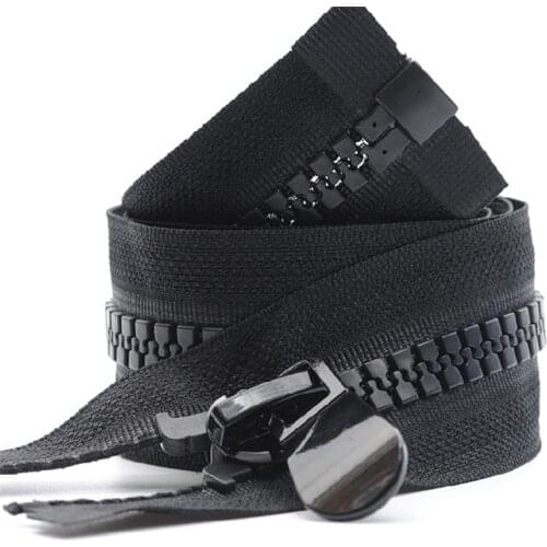 No. 15 No. 8 resin opening and long zip down jacket zippers for sewing extra large plastic VAB zipper fashion accessories FZ03