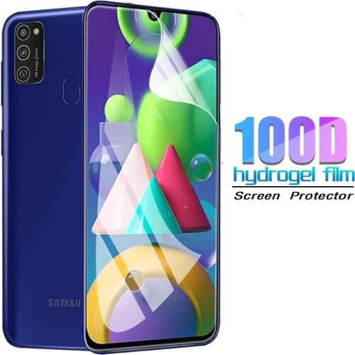 Hydrogel Film For Samsung Galaxy M21 Screen Protector On For Samsung Galaxy M21 Scratch Proof Protective Film 9H Not Glass
