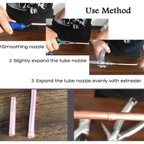 Hot refrigeration Soft Copper Pipe Manual Tube Expanders Air Conditioner Copper Pipe Tool Tube Expander the nozzle