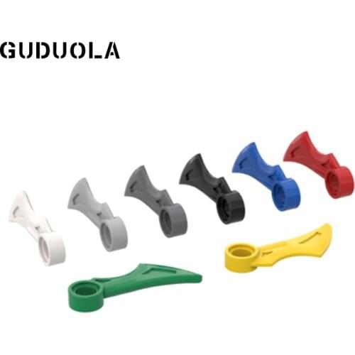 Guduola Blade with Technic Hole 1 (98347) Figure Accessories Tools MOC Building Block Special Brick 50pcs/LOT