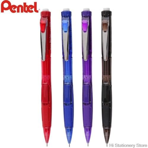 Pentel PD275 Mechanical Pencil 0.5mm side automatic pencil pencil eraser Japan Black/Blue/Purple/Red Color