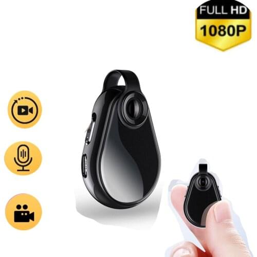Small 1080P Micro Cam Wearable Mini Camera Espia Video Voice Recorder Body Cam Sport Clip Necklace