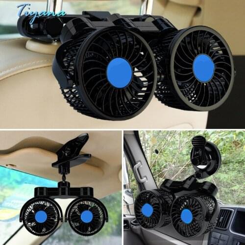 USB Mini Rechargeable Rear Seat Cushion Clip Fan Silent Portable Clip 4000mAh Ultra Quiet Removable Washable Cool Wind Small Fan