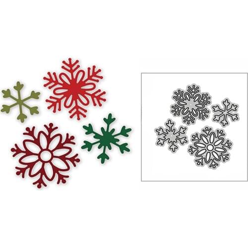 New Various Romantic Snowflakes 2020 Metal Cutting Dies for DIY Scrapbooking and Card Making Decorative Embossing Craft No Stamp