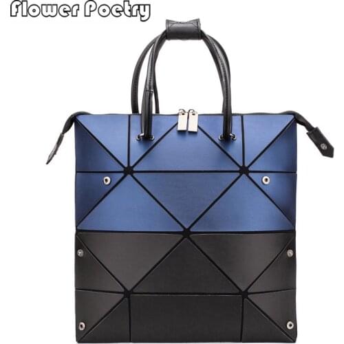 New Geometric Purse for Women Magical Changeable Square Purse Large Holographic Matte Purse Crossbody Bag Gifts for Women Unique