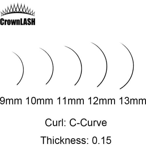 Single Eyelash Extension Loose 1Gram Per Pouch 0.15, 0.20, 0.25 Thickness