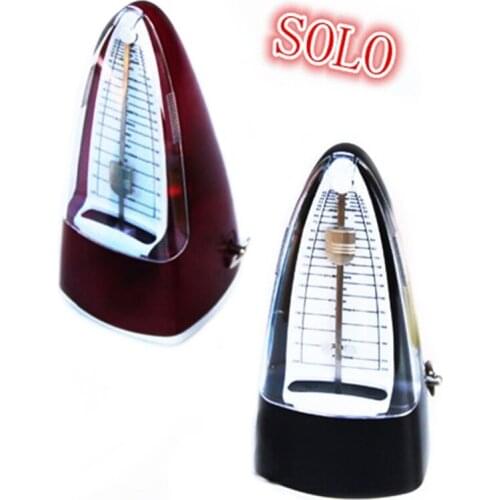 Popular SOLO Metronome AM-706 Bullet Dial Plate Pendulum Conical Mechanic Metronome For Guitar Bass