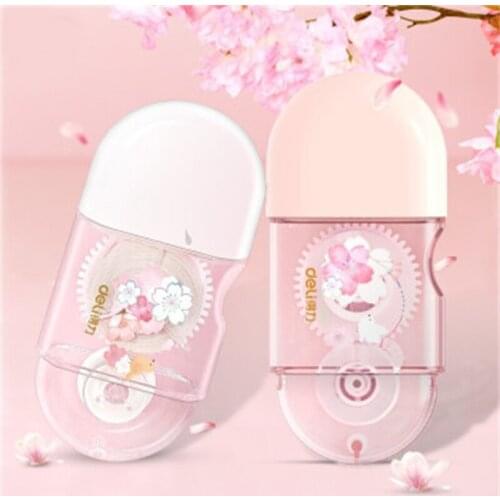 Cherry blossoms Portable Correction Tape Kawaii white Corrector Promotional Gift Stationery Student Prize School Office Supply