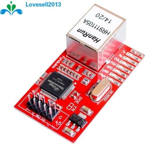 Mini W5100 LAN Ethernet Shield W5100 R3 Network Module Board 3.3V Compatible For Arduino Ethernet UNO Mega 2560