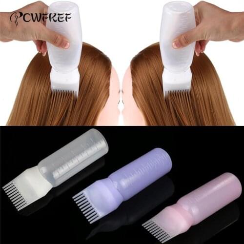 JETTING 120ML Hair Dye Bottle Applicator Brush Dispensing Salon Hair Coloring Dyeing Gift For Girls 17*4.5cm