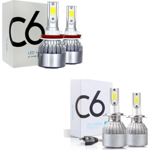 LED Car Lights H7 H1 H4 H3 Car Light Bulbs 38W COB LED Fog Lights Headlamps 9005 9006 Lights Fog Lamps Car Styling DC9-30v