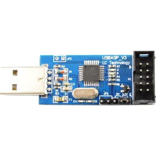 USBASP Downloader ISP Downloader 51 AVR Programmer V3 New