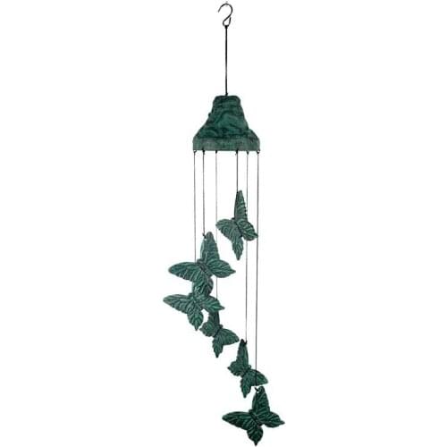 Butterfly Wind Chimes Outdoor, Metal Wind Chimes, Suitable for Home, Courtyard, Porch, Garden or Backyard