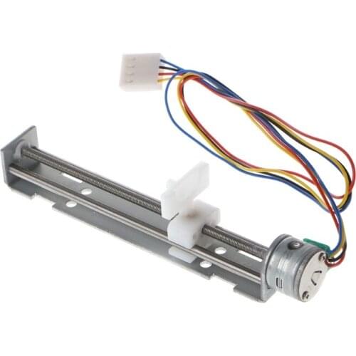 DC 4-9V Drive Stepper Motor Screw with Nut Slider 2 Phase 4 Wire For Laser Engraving High Quality