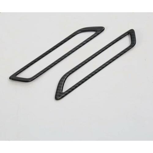 2pcs Chrome plated Air outlet of air conditioner style Car Automotive interior car window trim For Audi A6L 2019