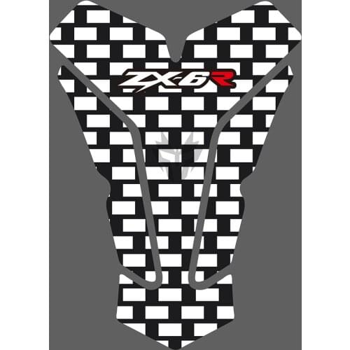 3D Motorcycle Tank Pad Protector Decal Stickers Case for Kawasaki ZX6R ZX9R ZX10R ZX12R NINJA