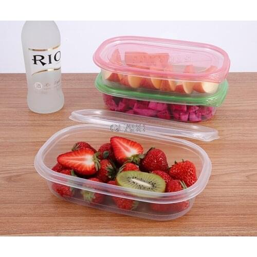 50pcs disposable snack box lunch box rectangular layer cake fresh sushi packaging box