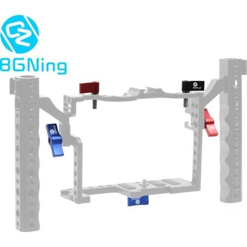 Aluminum Adjustable Handle 17mm 1/4" Inch Thread Screw Adapter DSLR Camera Photography T shape Screw Clamp Wrench Spanner L Type