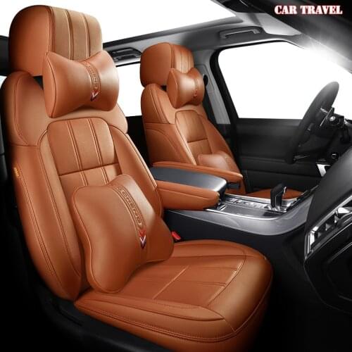 CAR TRAVEL custom leather car seat cover For MiNi Cooper R50 R52 R53 R55 R56 f54 F56 PACEMAN auto accessories car-styling
