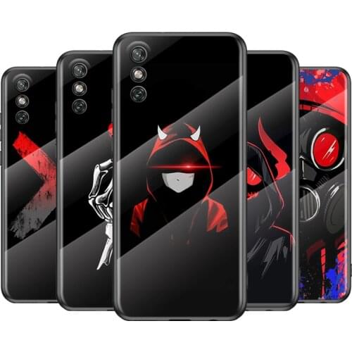 Devil Bad Boy Anime Tempered Glass Cover For Huawei Y6 Y7 Y9 Y5P Y6P Y8S Y8P Y9A P Smart Z 2019 2020 2021 Phone Case