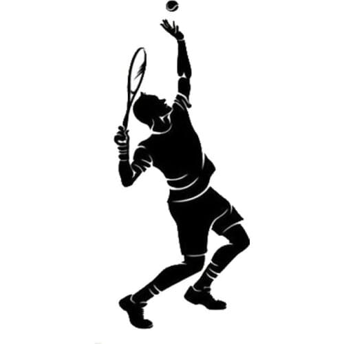 Personality Motorcycle Car Stickers Play Tennis Sports Reflective Decoration Vinyl Decal Accessories PVC