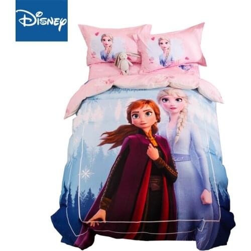 Frozen Elsa Printed Bedding Set Luxury Duvet Cover Set Design cottonSanding Beding Set Boys girls Twin King Queen Comforter Sets