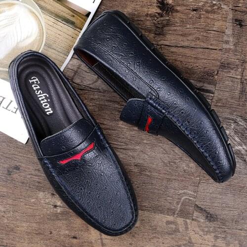 FIXSYS Brand High Quality Men Penny Loafers Genuine Leather Driving Shoes Summer Breathable Moccasins Lightweight Man Boat Shoes