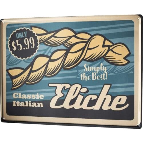 SINCE 2004 tin Plate Kitchen Noodles Eliche