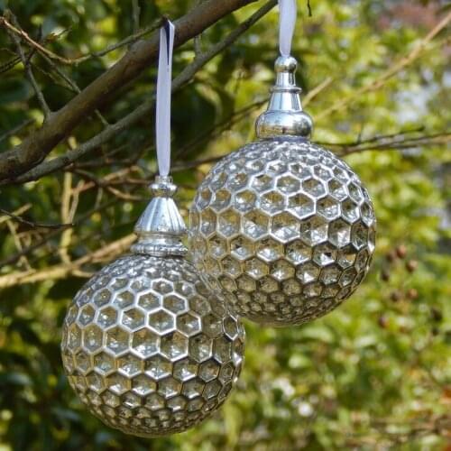 Christmas tree ornament glass ball