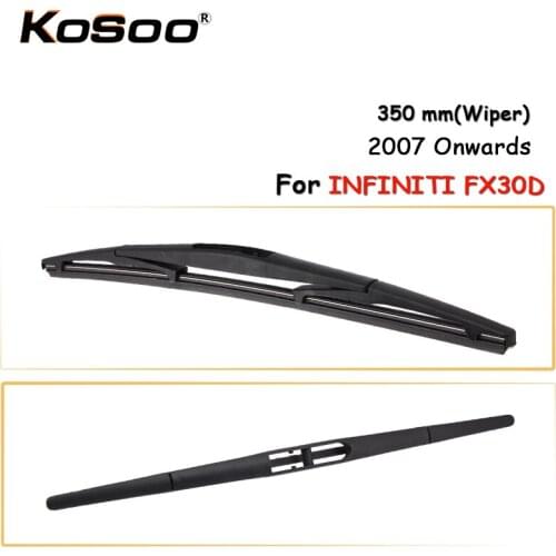 KOSOO Auto Rear Window Windshield Wiper Blades Arm Car Wiper Blade For Infiniti FX30D,350mm 2007 Onwards,Car Accessories Styling