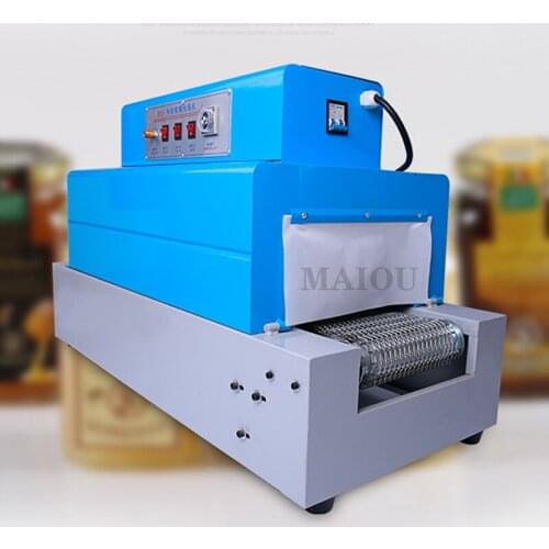 220vHeat Shrinkable Film Sealer Automatic Blister Machine Retractable PVC Shrink Film Heat Sleeve Plastic Packaging Machine