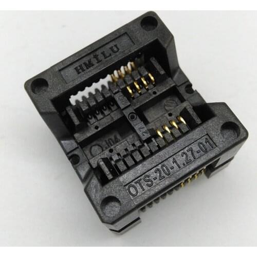 1pcs Wide Body SOP8 Ageing Block OTS-20-1.27-01 Test Block Programming Block Chip Holder Big 8 Feet