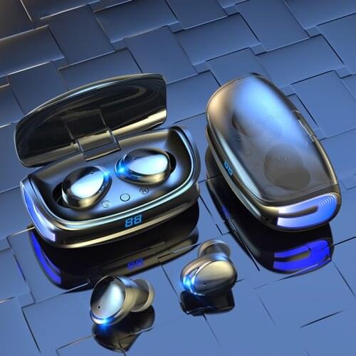 New TWS Earphone Bluetooth 5.0 HIFI Headset Sports Waterproof Earbuds Noisy Reduction Wireless Headphone Handsfree Android IOS