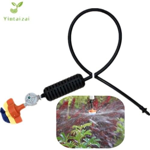 10pcs Rotary Micro Sprinklers Hanging Assembly Misting Microjet For Garden Irrigation Garden Flower Watering Y006