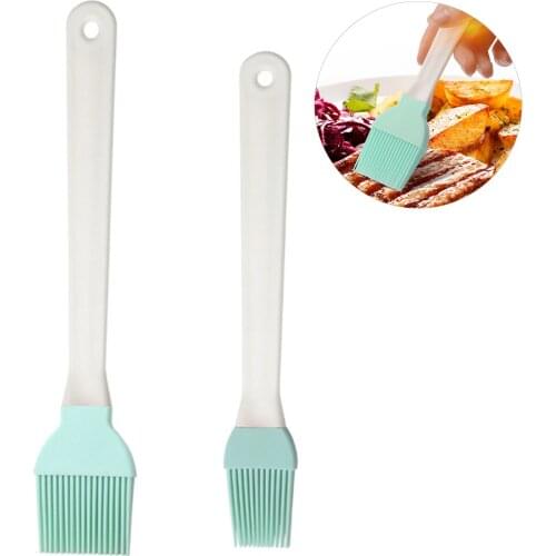 2PCS/Set Basting Brush Heat-Resistant Multiuse Baking Brush Grilling Oil Brush BBQ Tools Accessories For Outdoor Camping