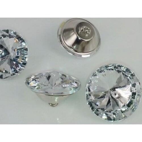 2000PCS/LOT) 22MM satellite stone Acrylic Buttons Sofa Bed Clear Upholstery Headboard Buttons Soft bag buckles