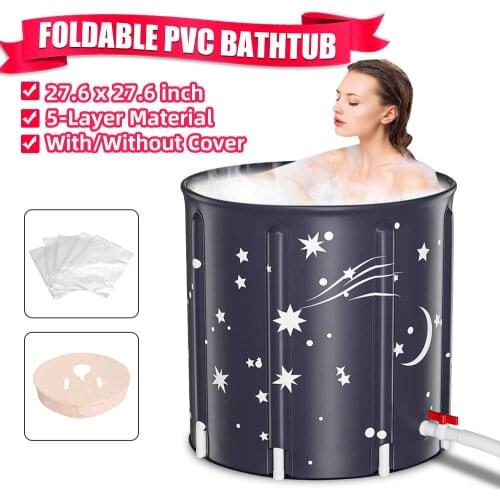 6Layers Bracket Adult Folding Bath Tub Large Household Thickened Bath Tub Can Store Portable Household Bath Barrel